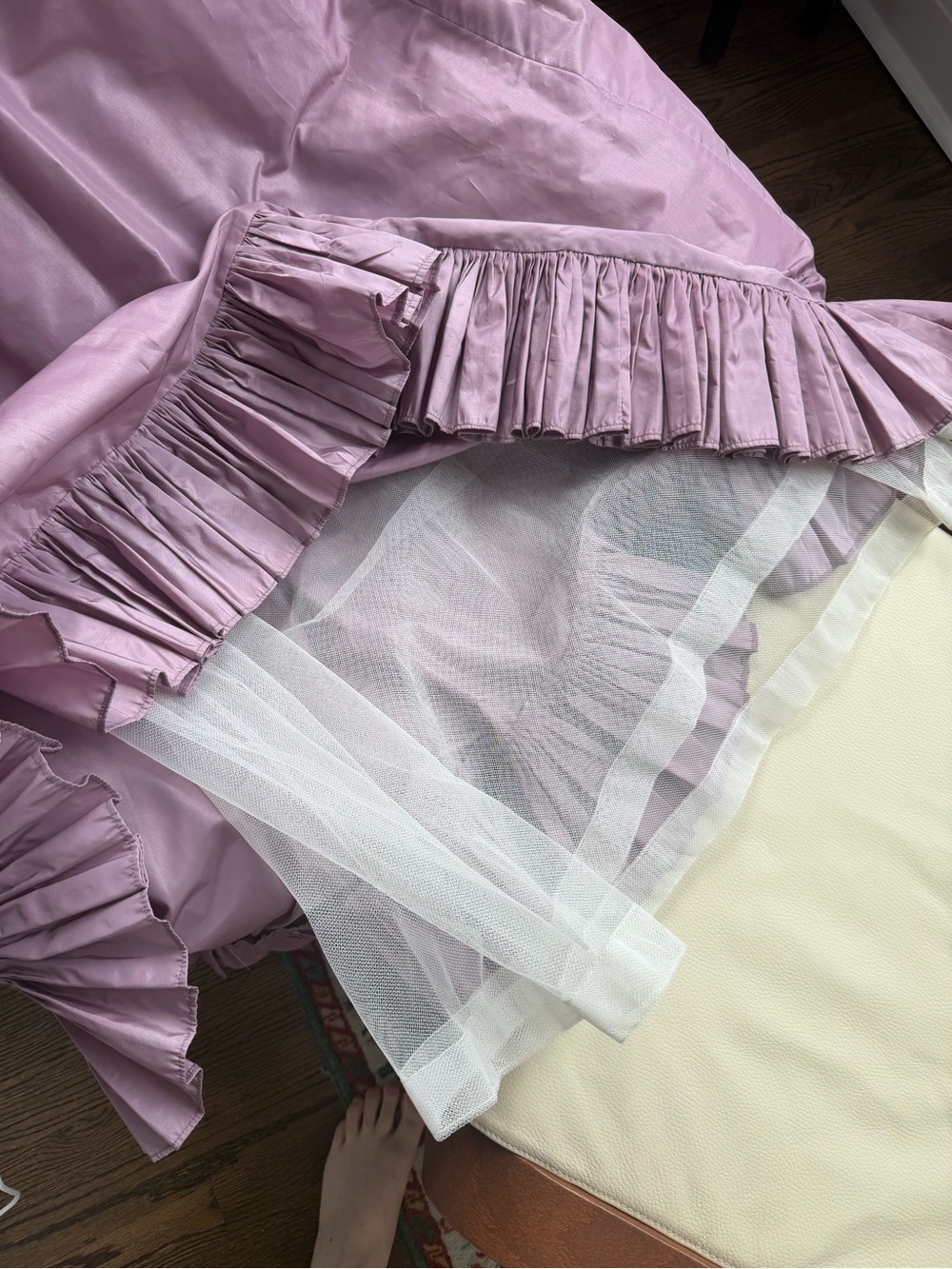 Victor Costa 70s Strapless Taffeta Evening Gown - Picture 10 of 16